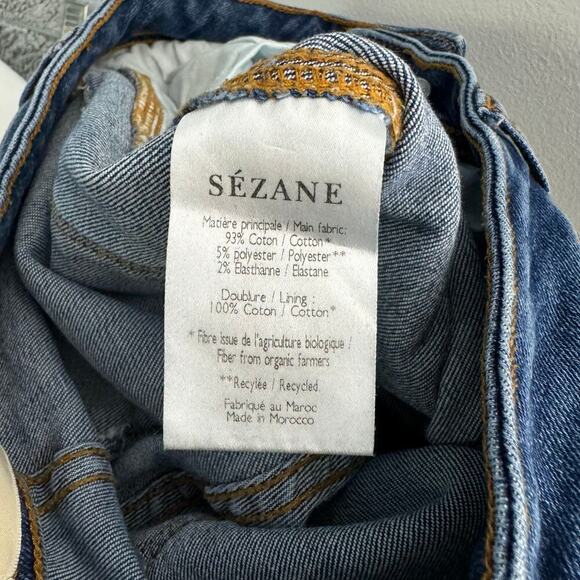 Sezane Slim Parfait Mid Rise Skinny Jean Denim Size 26 - Picture 11 of 11